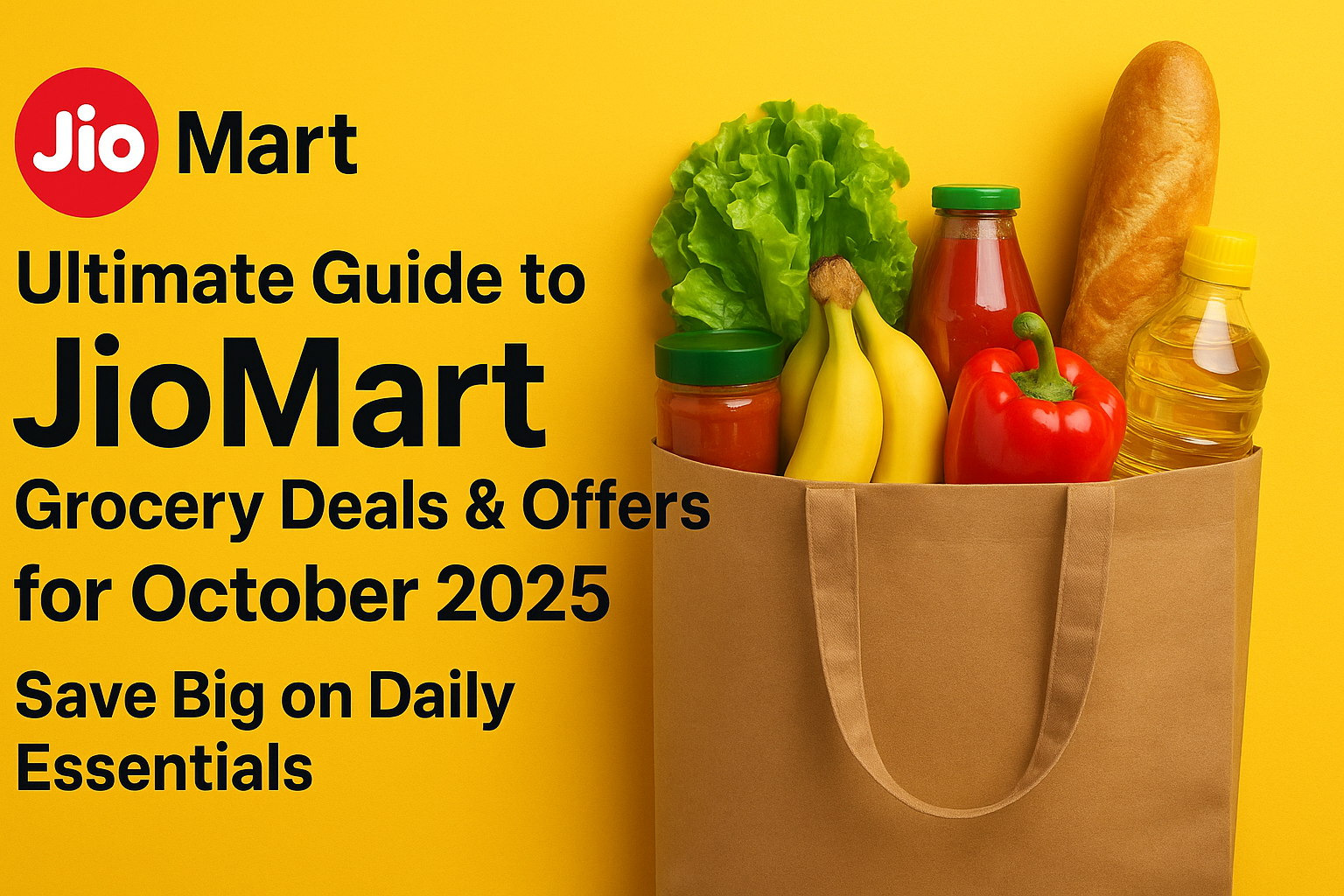 Ultimate Guide to JioMart Grocery Deals & Offers for October 2025: Save Big on Daily Essentials