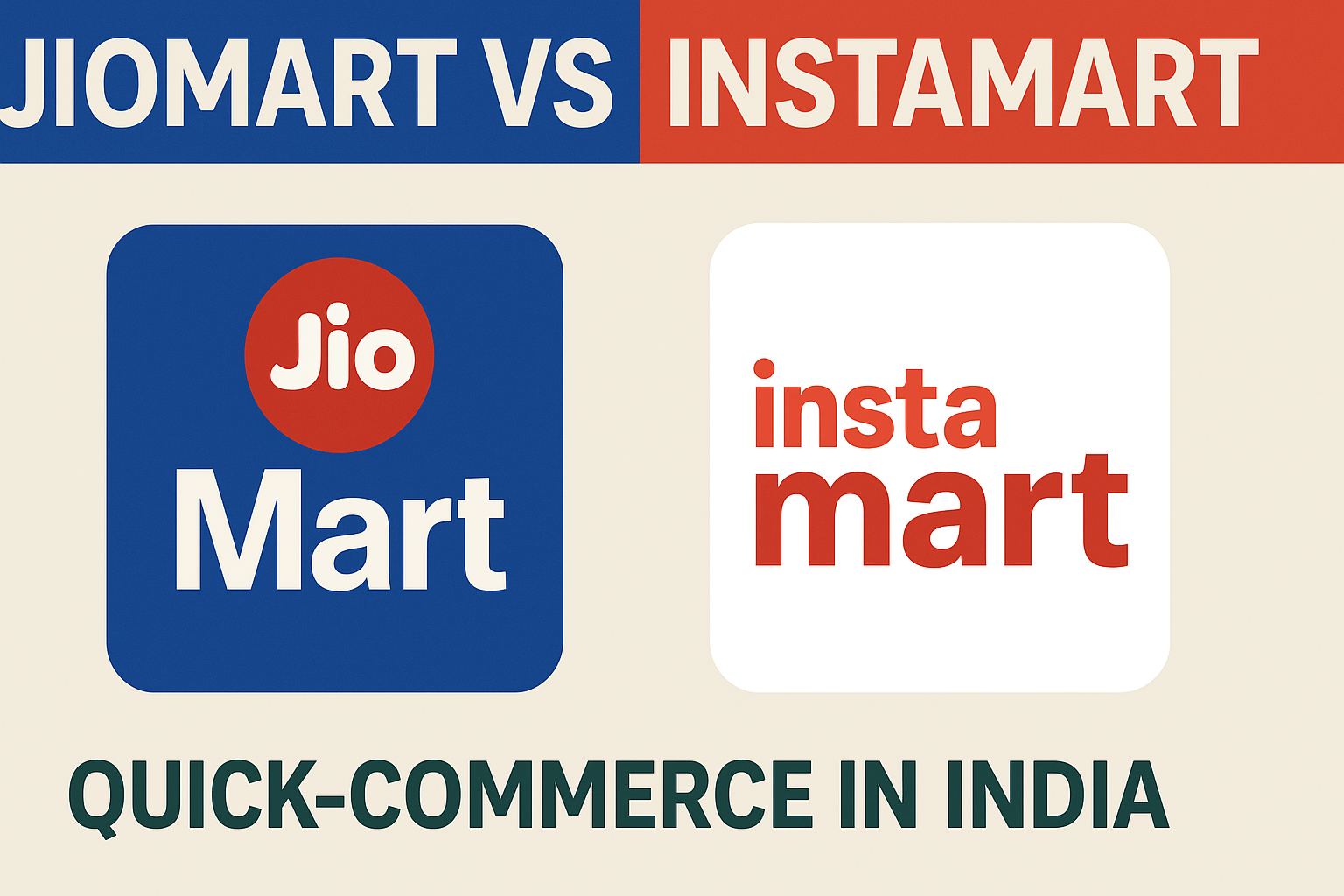 JioMart vs Instamart — Quick-commerce in India